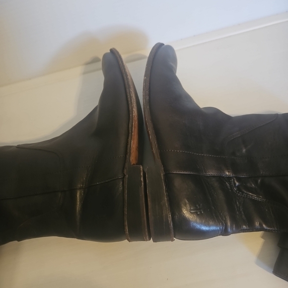Frye Paige Tall Riding Boots Women’s Size 7 Brown Leather Equestrian - Picture 15 of 15